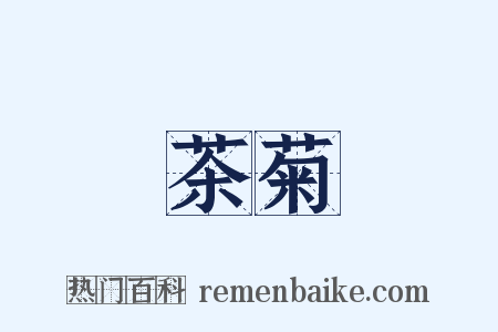 茶菊是什么意思的图片